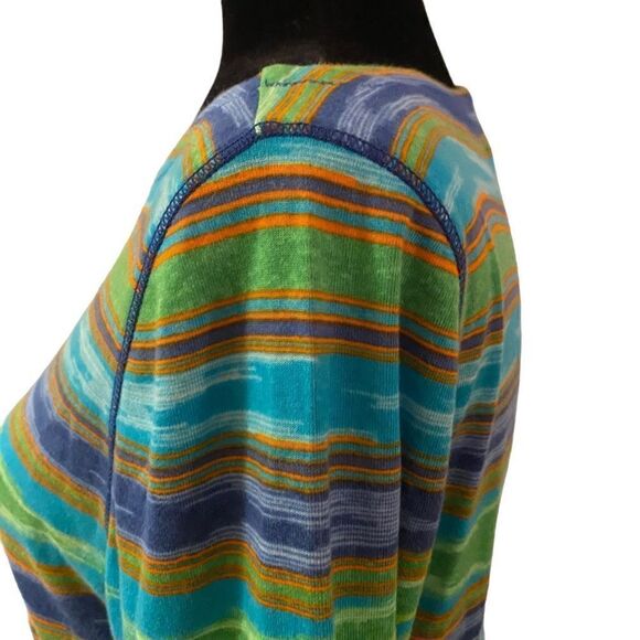 Lauren Jeans Co Ralph Lauren‎ Multi Color Striped Top - Picture 8 of 13